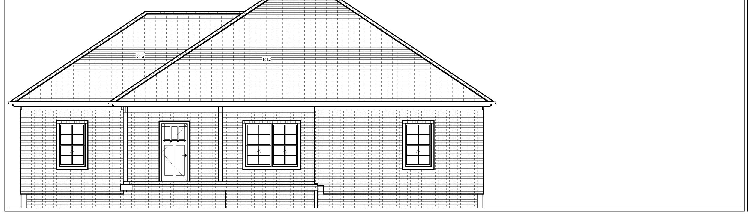The Tanglewood rear elevation