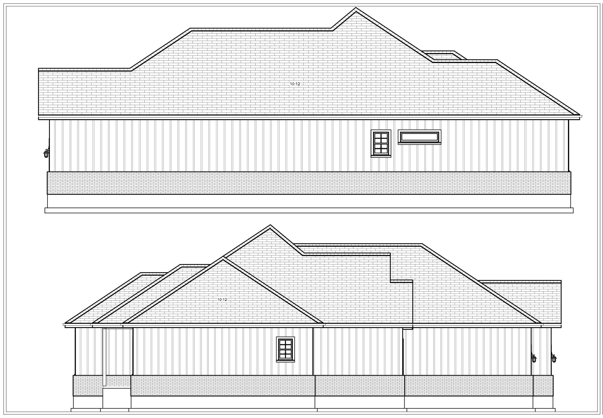 Dillon Cove side elevations