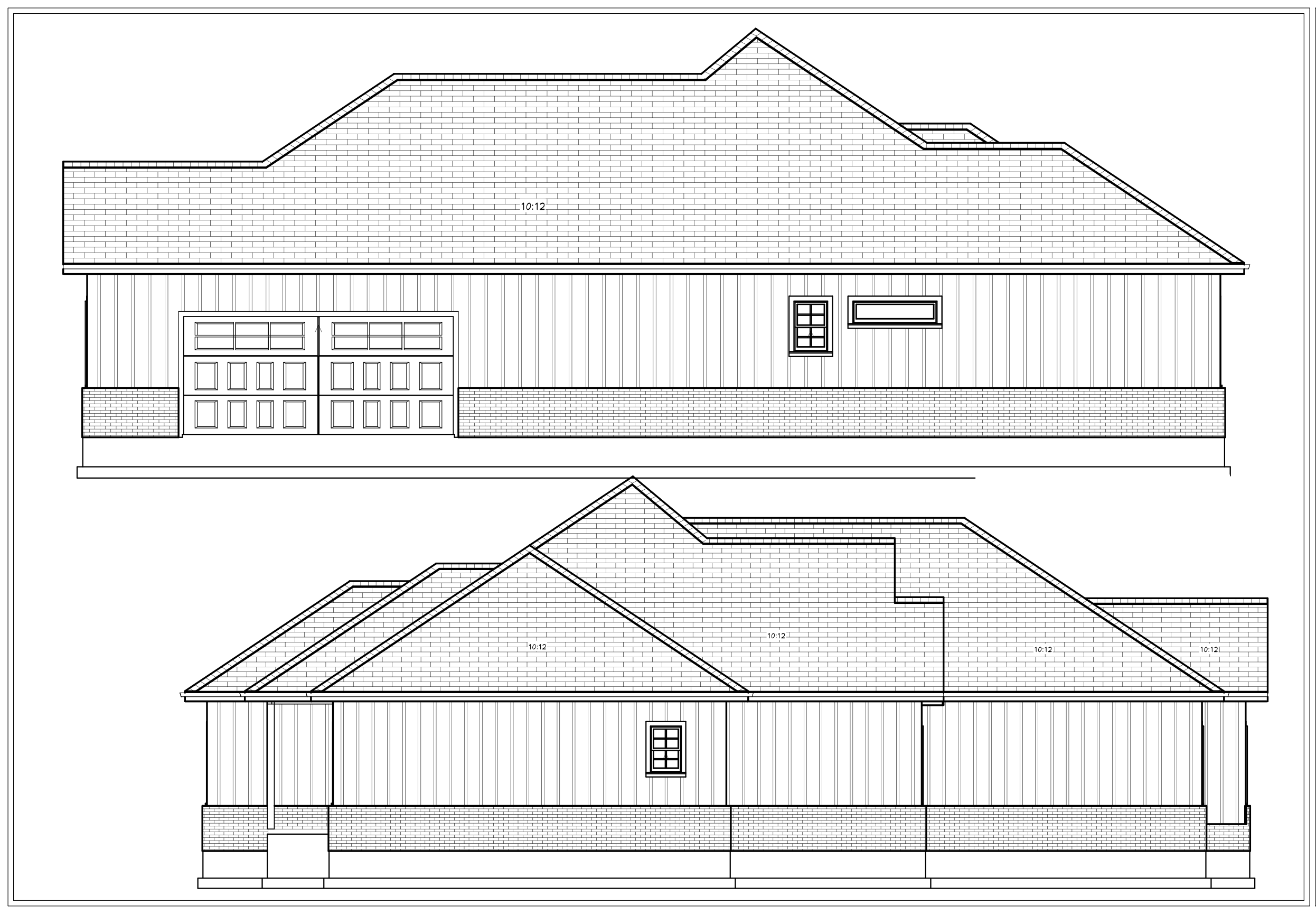 Dillon Cove side elevations
