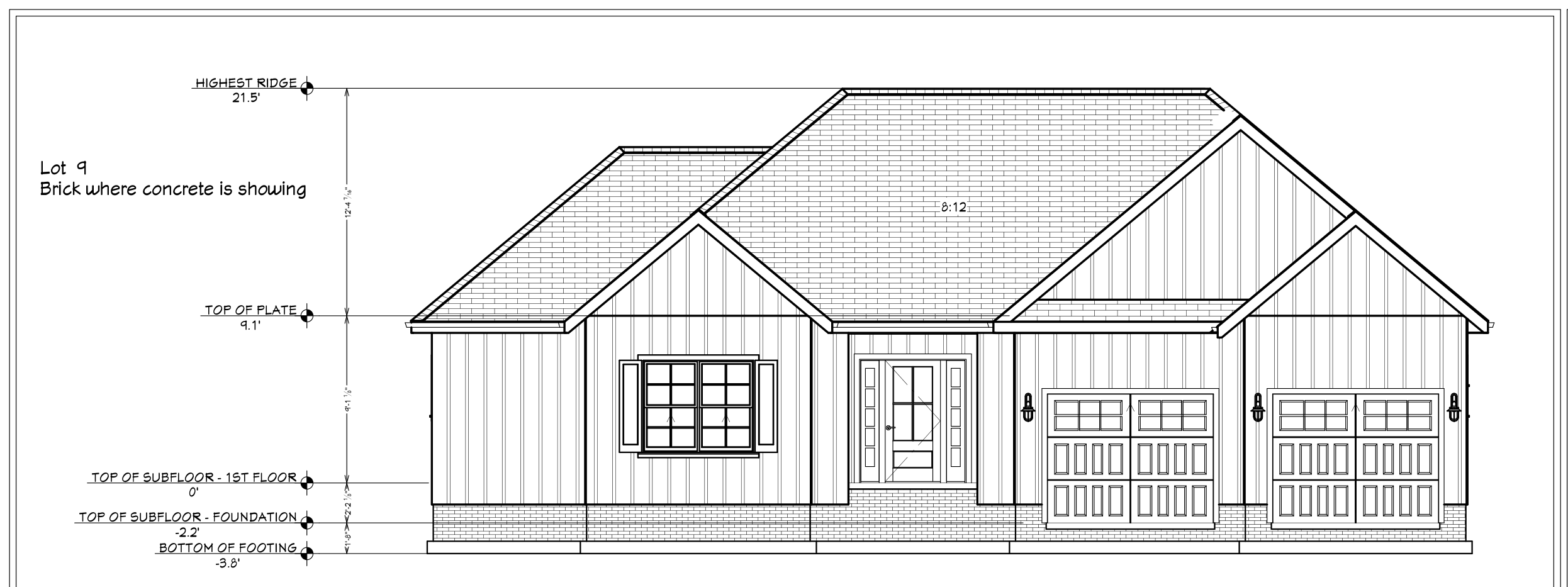 Dillon Cove front elevation
