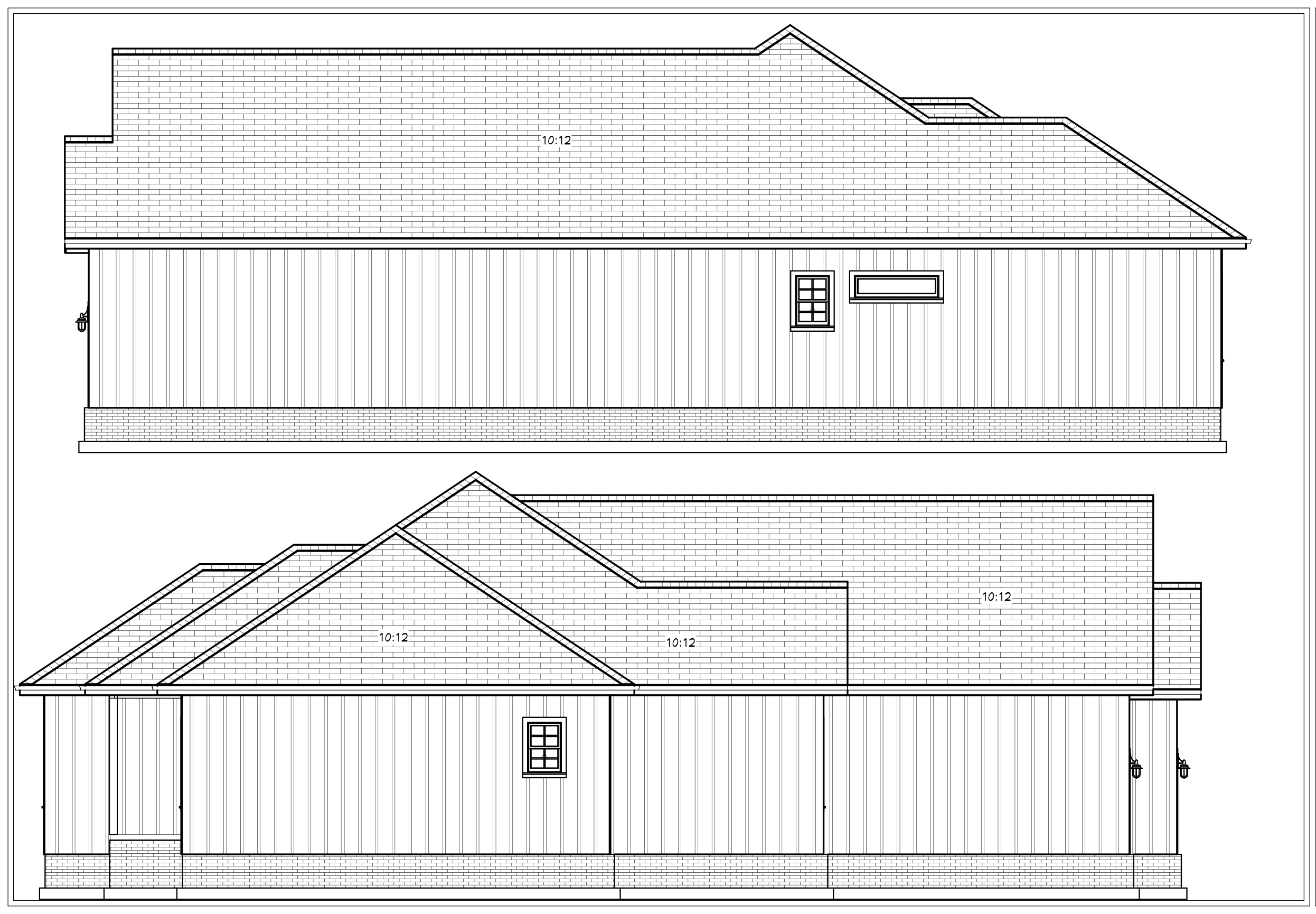 Dillon Cove side elevations
