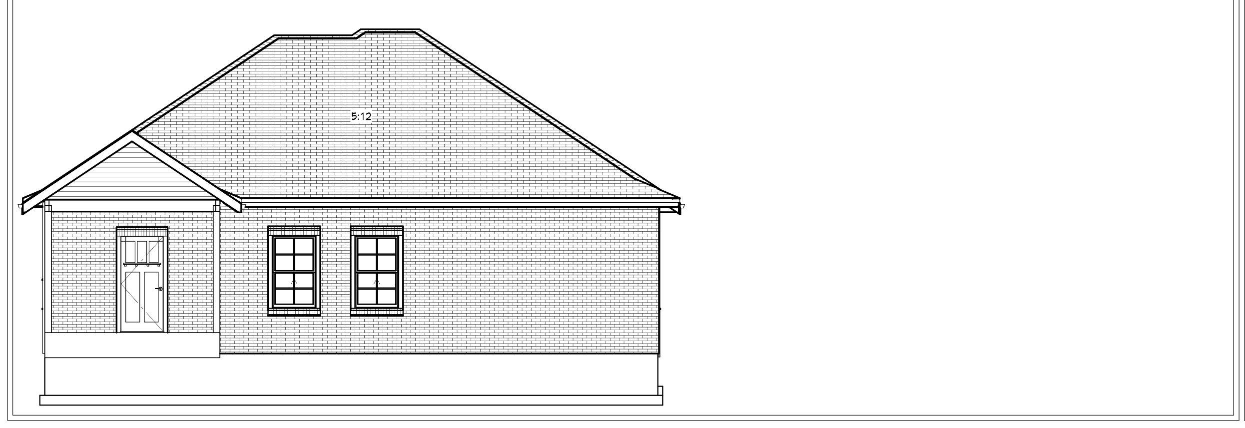 The Elmwood EXP rear elevation